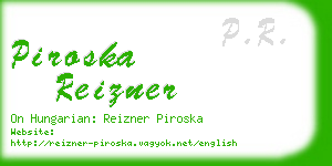 piroska reizner business card